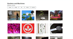 Desktop Screenshot of gardensandmachines.com